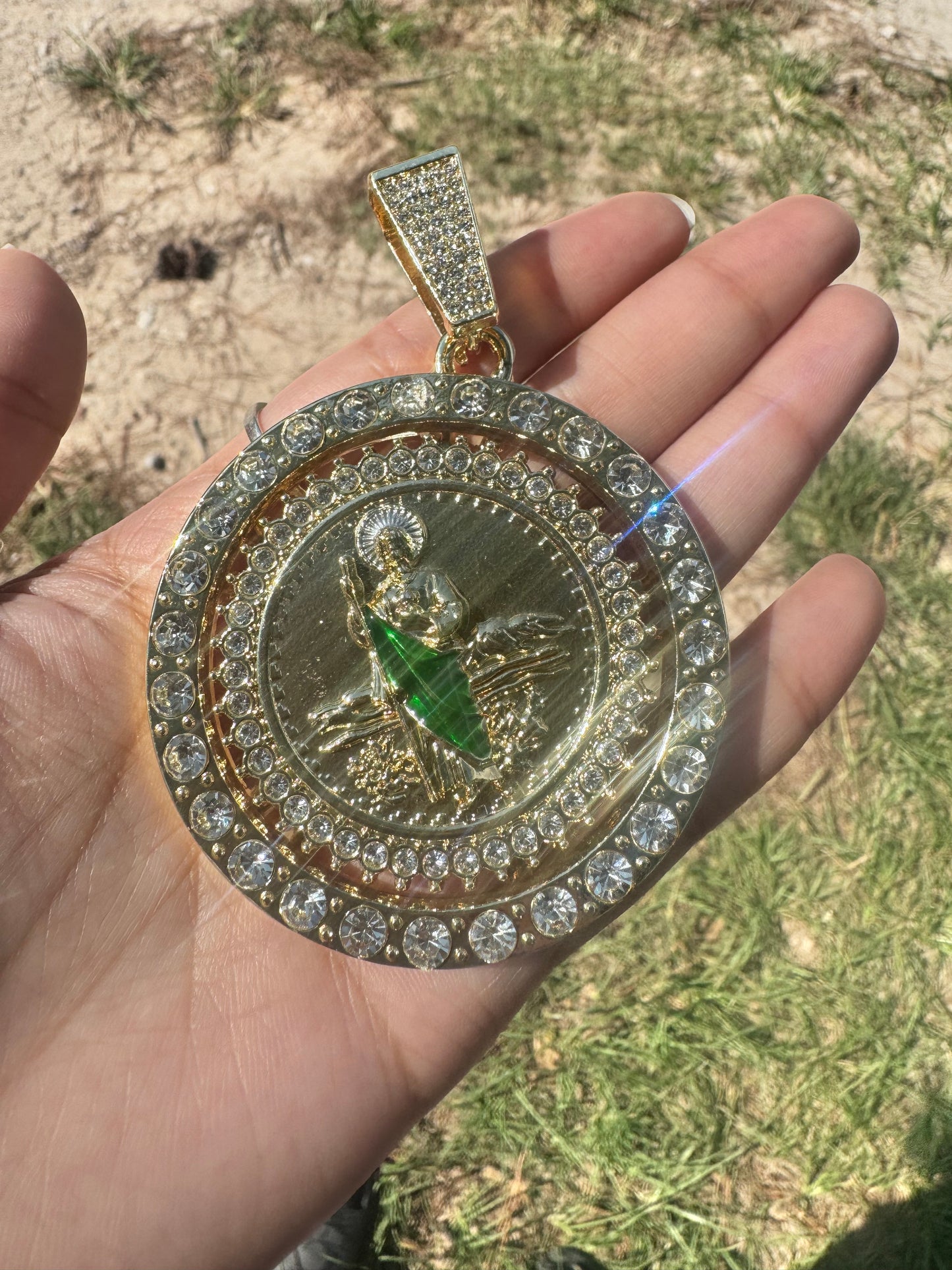 San Judas Roulette Pendant