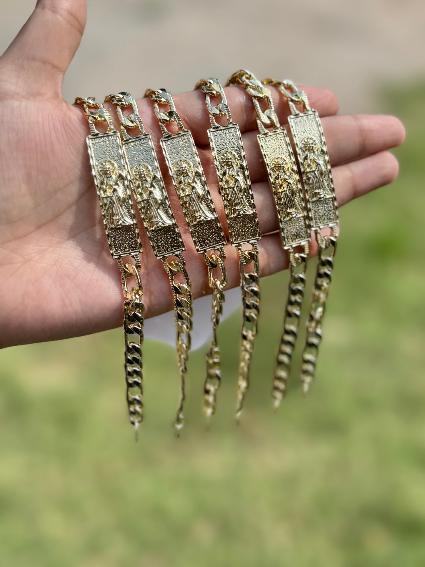 Santa Muerte Gold Esclava