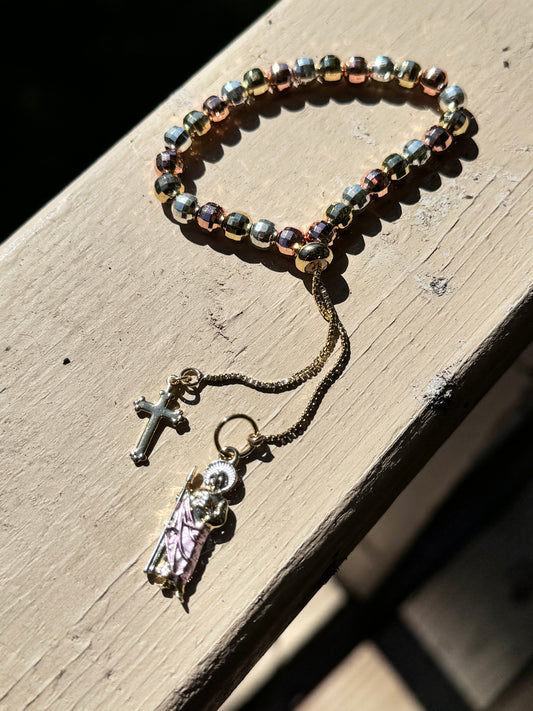 San Judas Rosario Bracelet