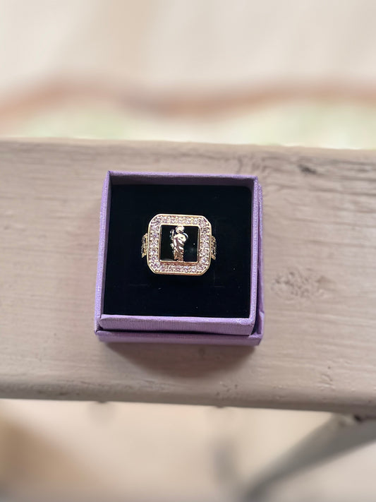 San Judas For Him Ring (Adjustable)