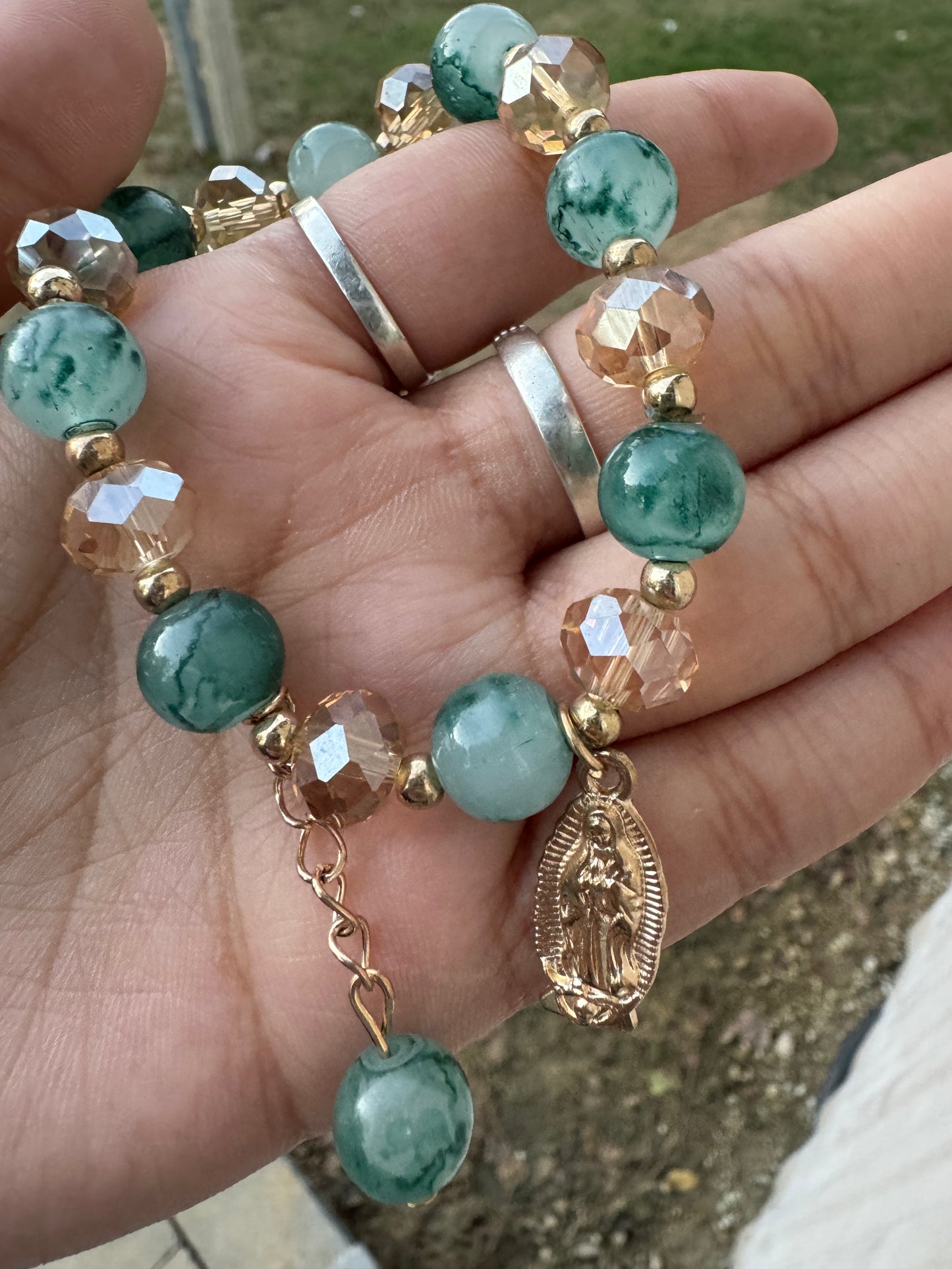 Virgencita Bead Bracelet