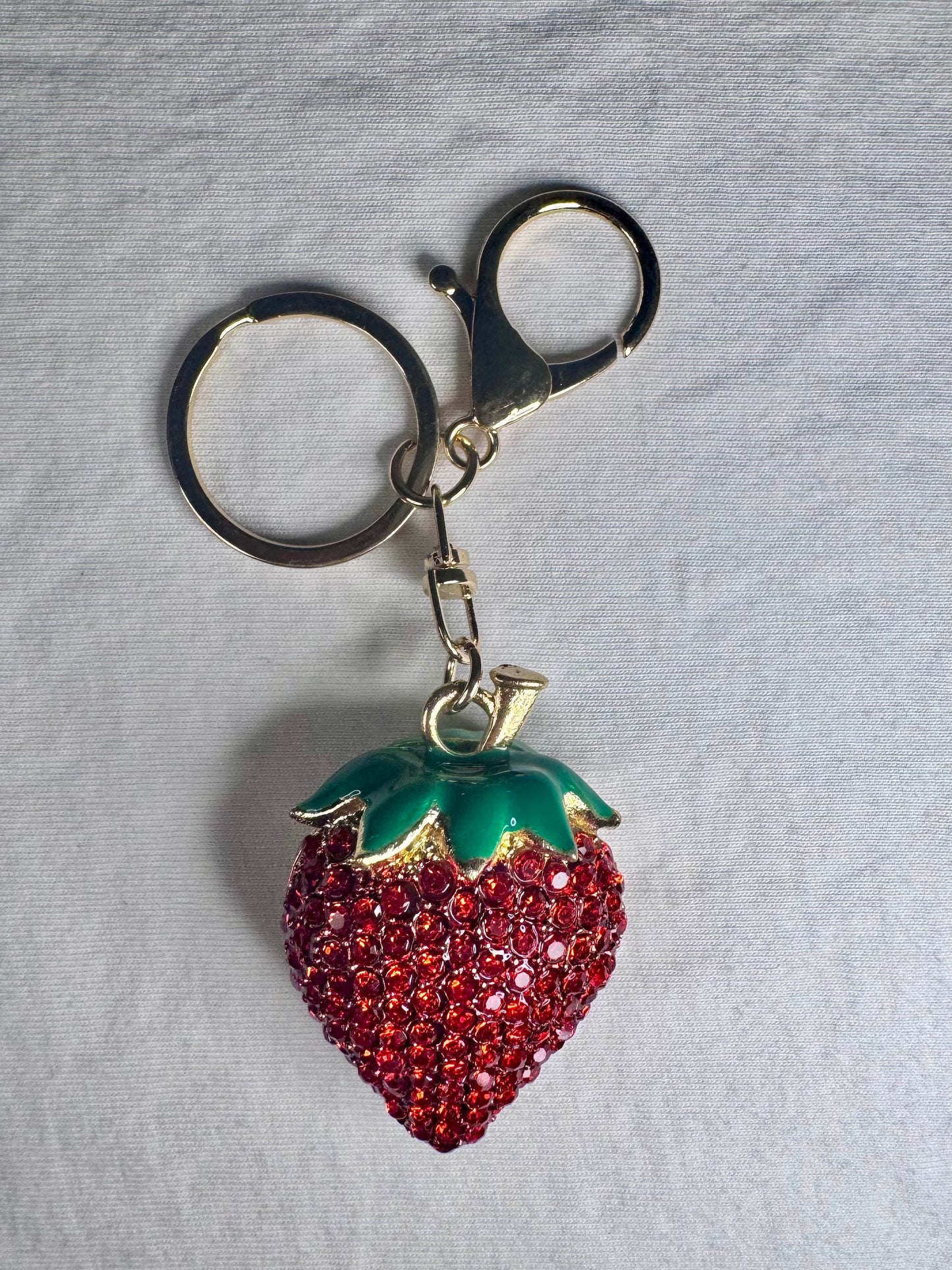 Strawberry Red Keychain