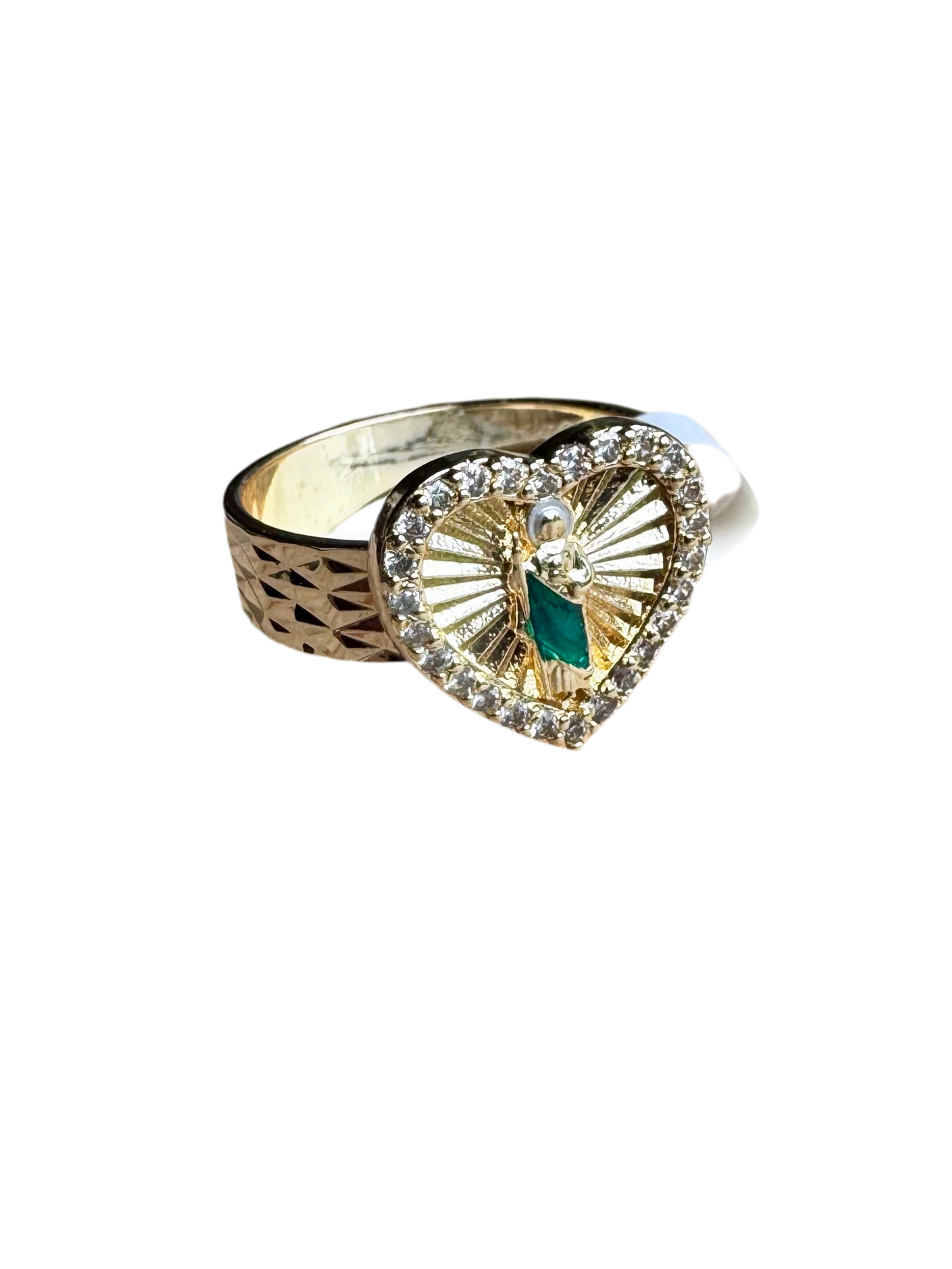 San Judas Heart Ring