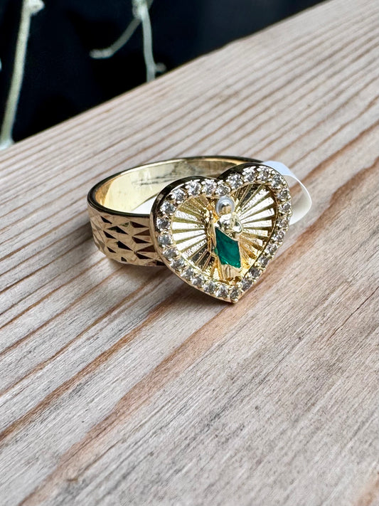 San Judas Heart Ring
