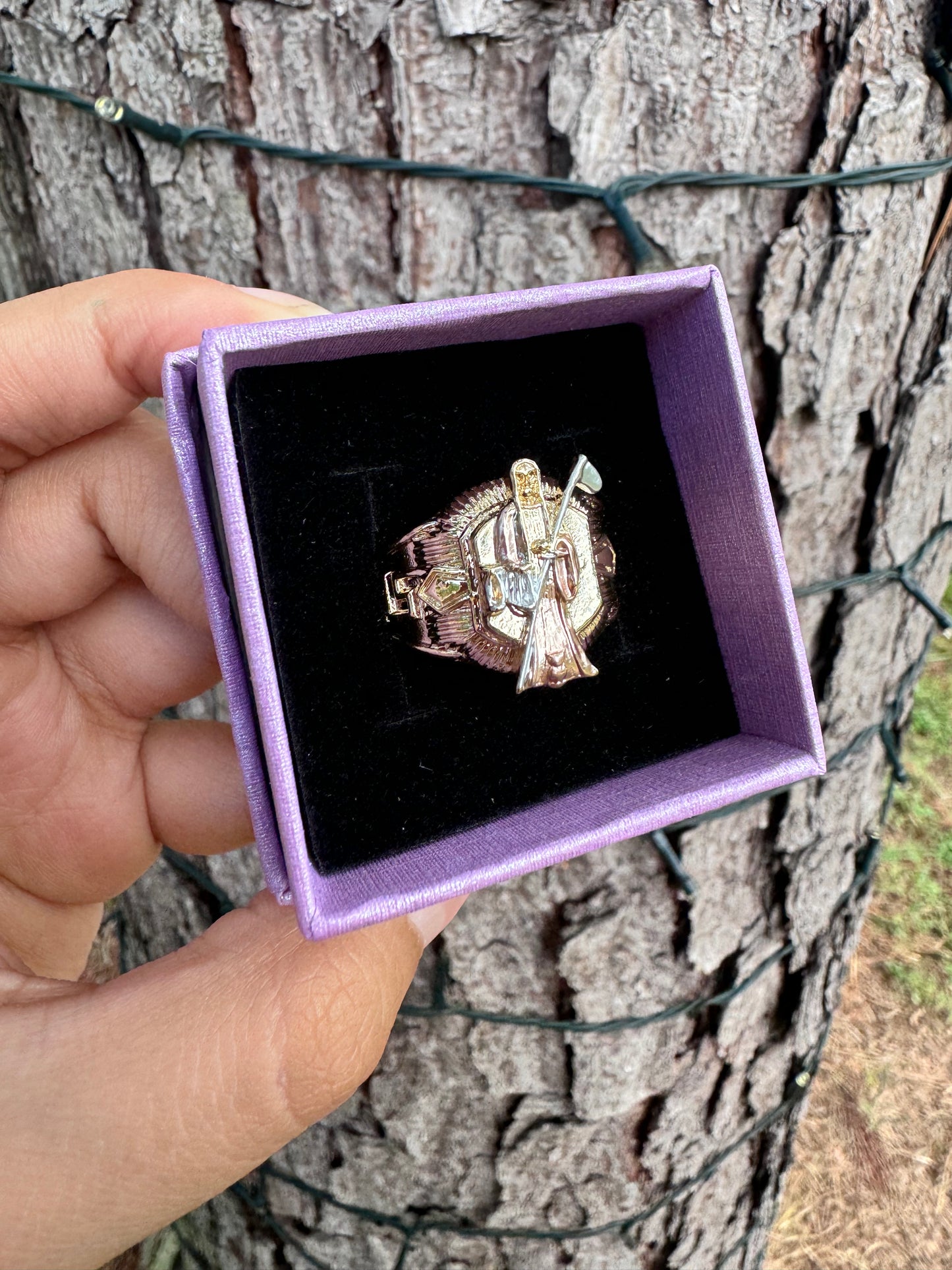 Santa Muerte Unisex Ring