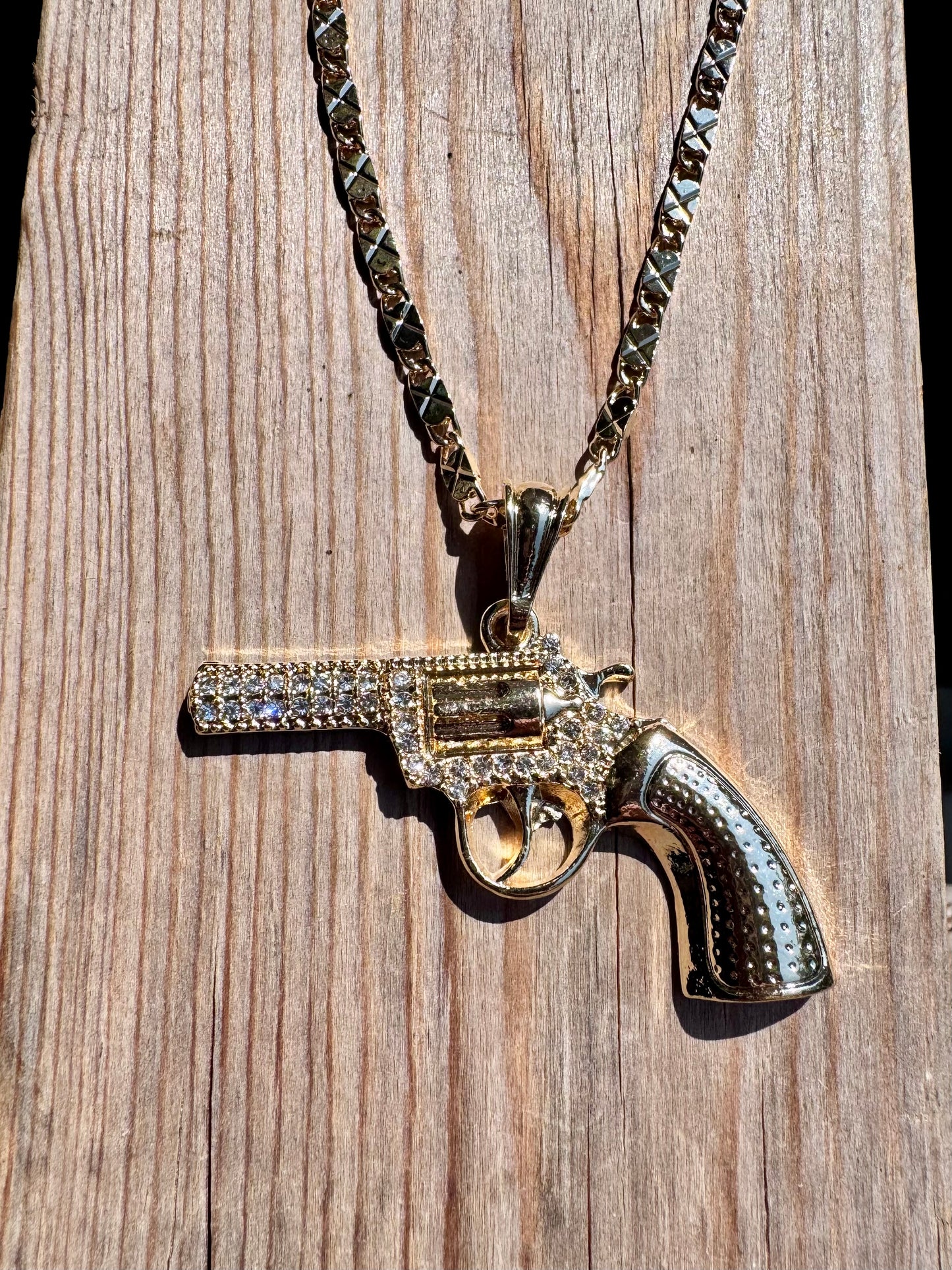 Revolver Gun Necklace (Style 4)