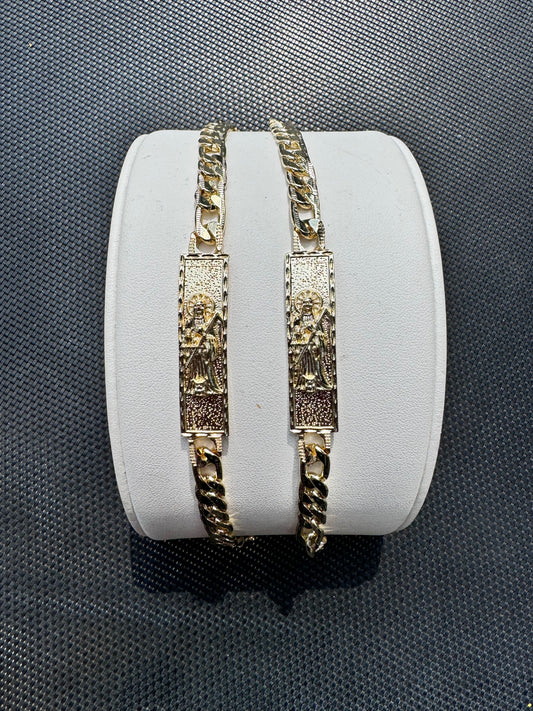 Santa Muerte Gold Esclava