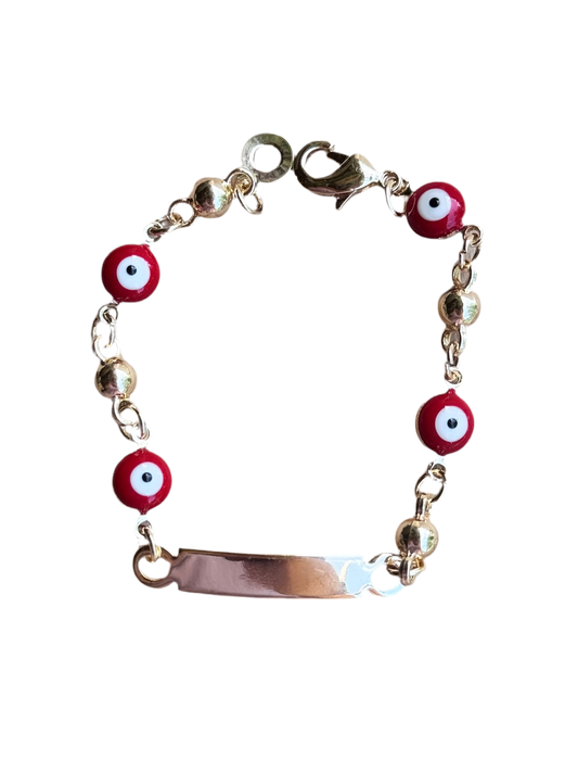 Red Evil Eye Baby Bracelet Esclava