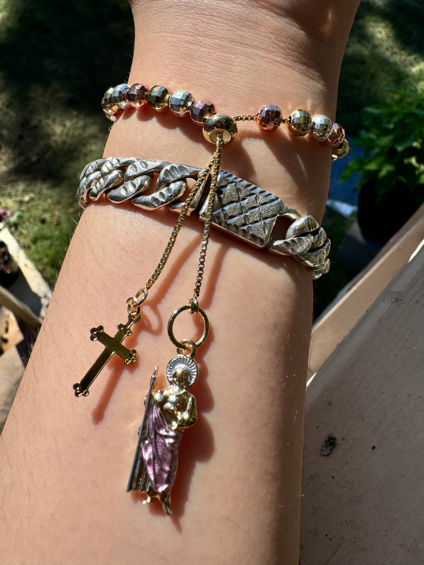 San Judas Rosario Bracelet