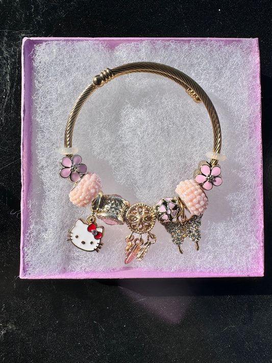 Kitty Dreamcatcher Pandora Bracelet