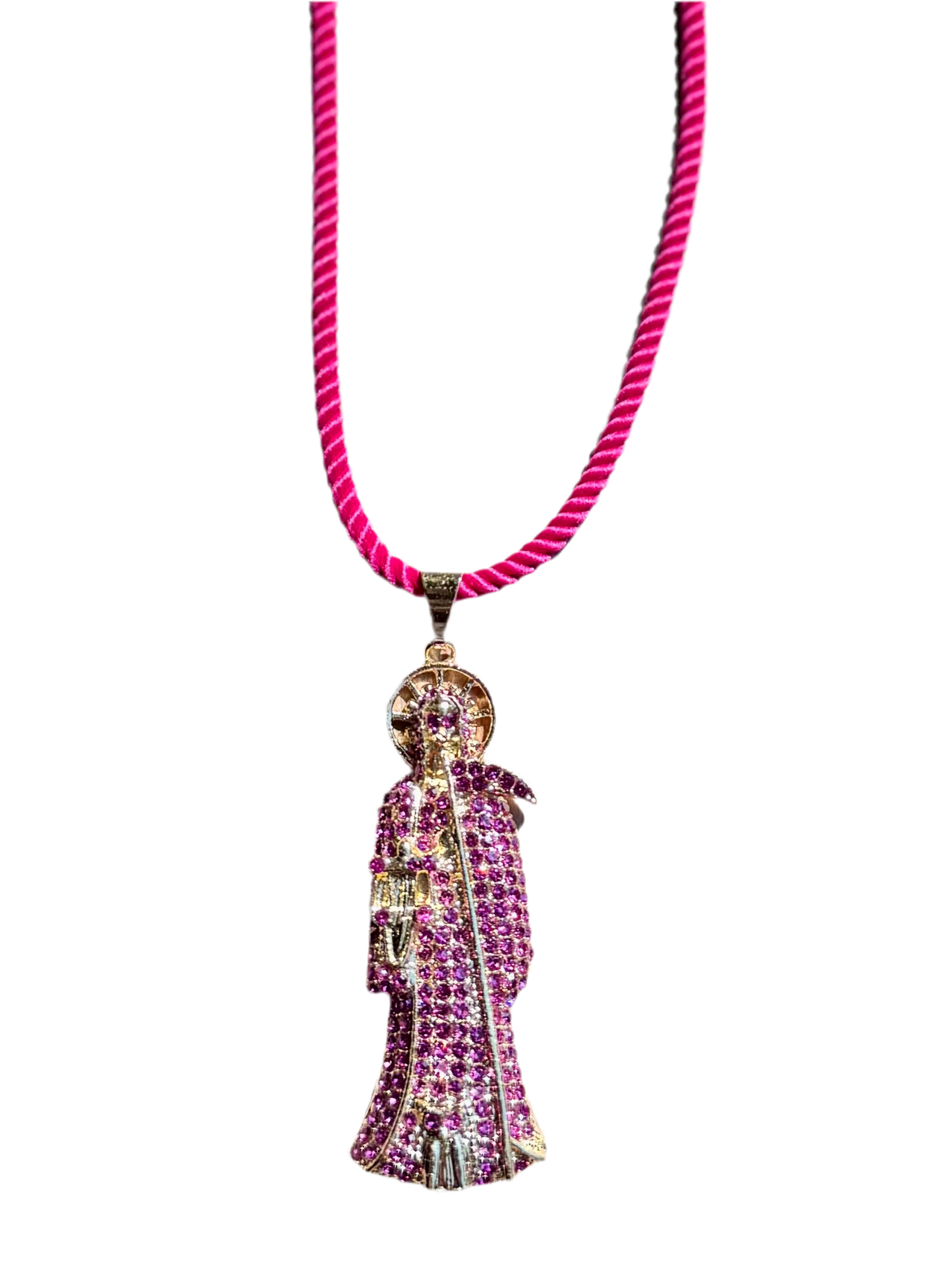 Santa Muerte Pink Rope