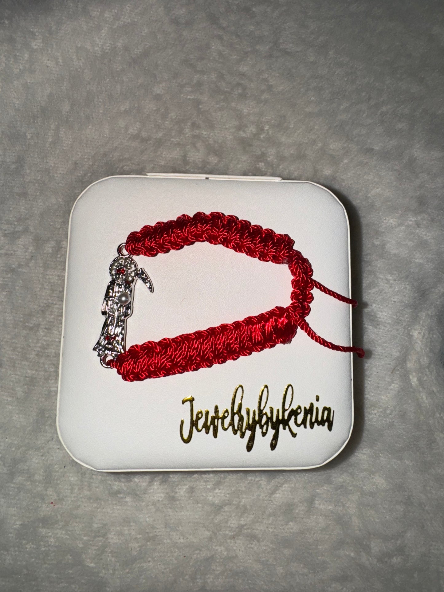 Santa Muerte Thread Bracelet