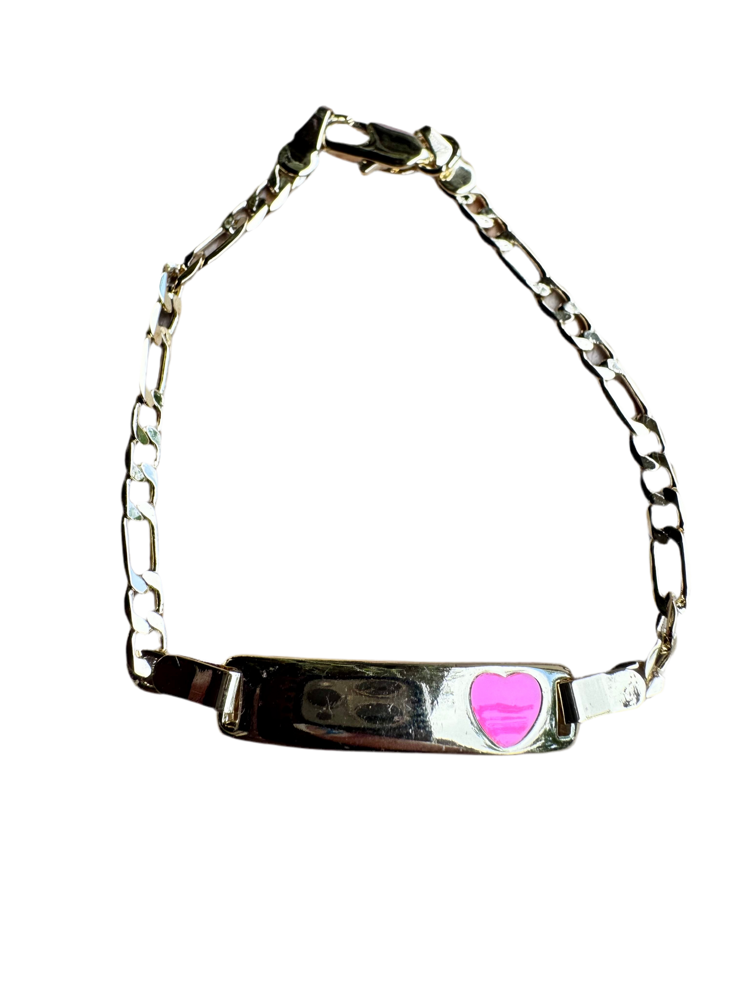 Pink Heart Baby Bracelet Esclava