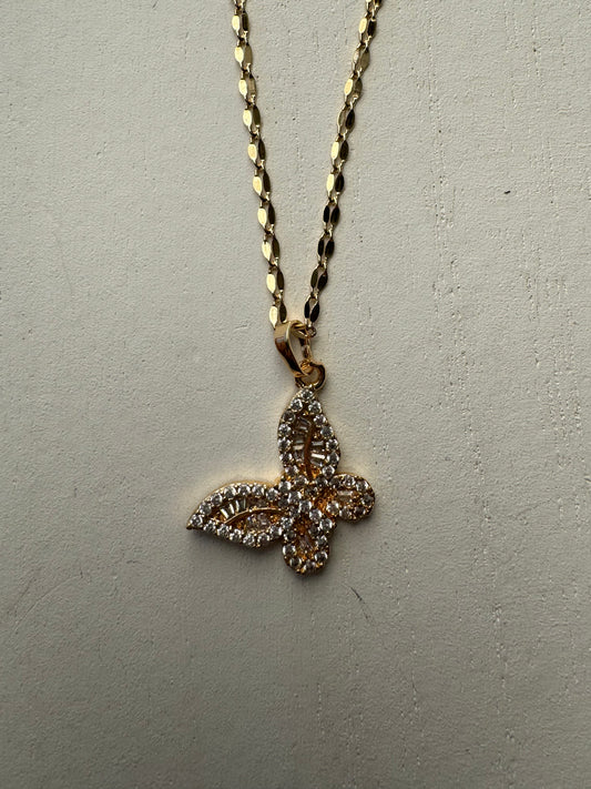 Sparkly Mariposa Necklace
