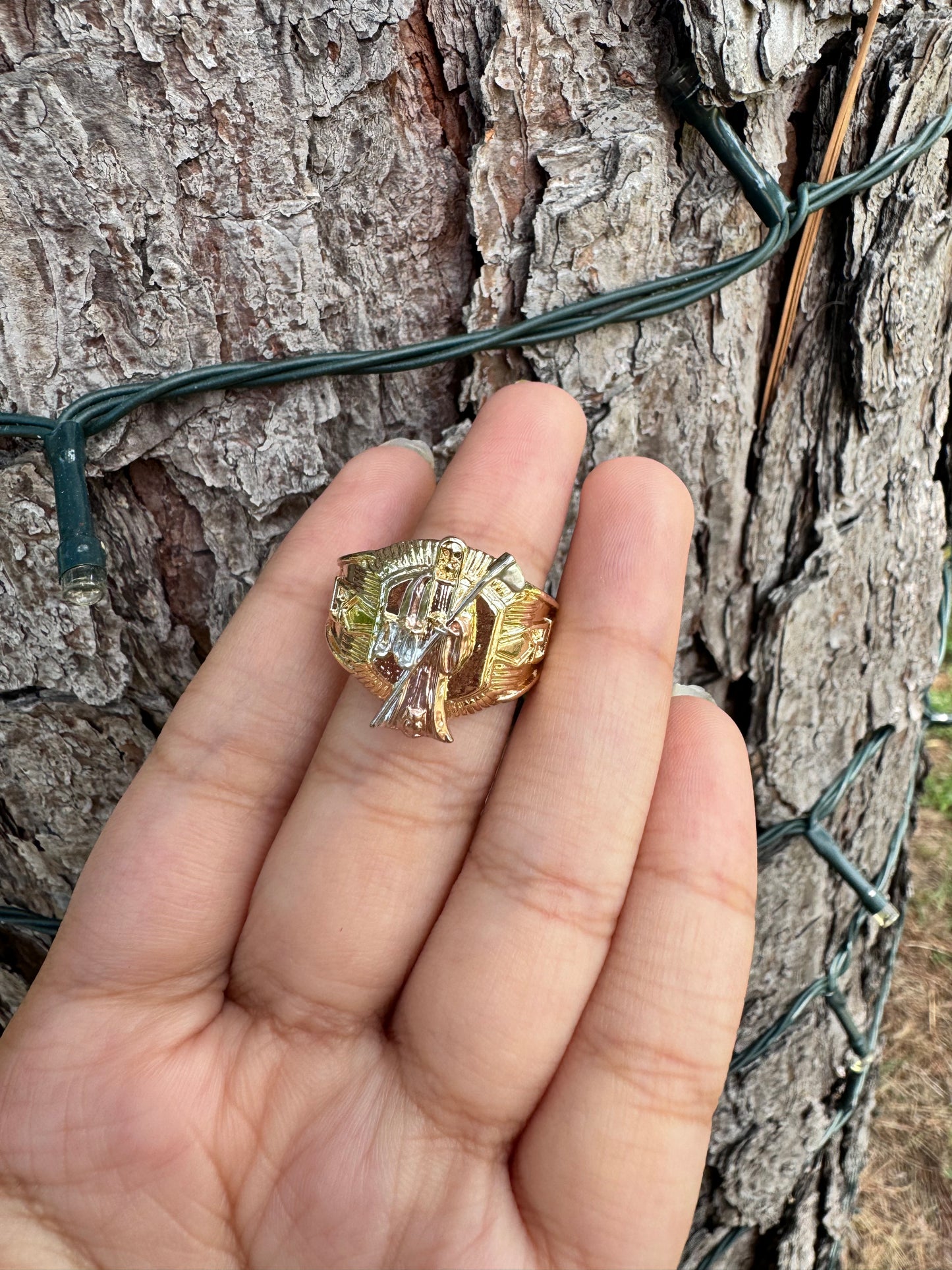 Santa Muerte Unisex Ring