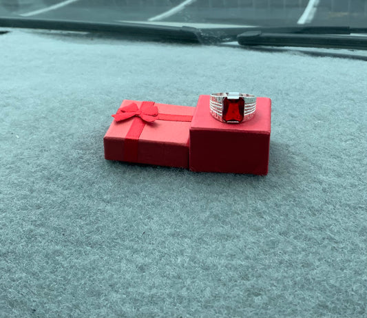 Red Gem Ring (Size 11)