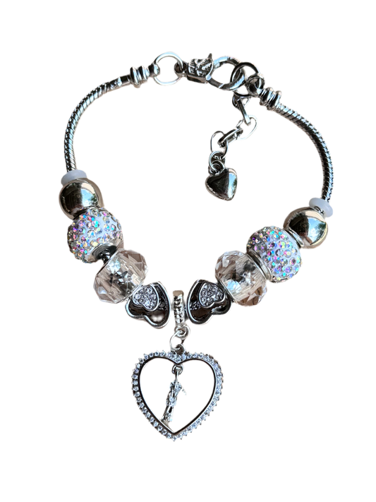 Santa Muerte Corazones Elegant Bracelet