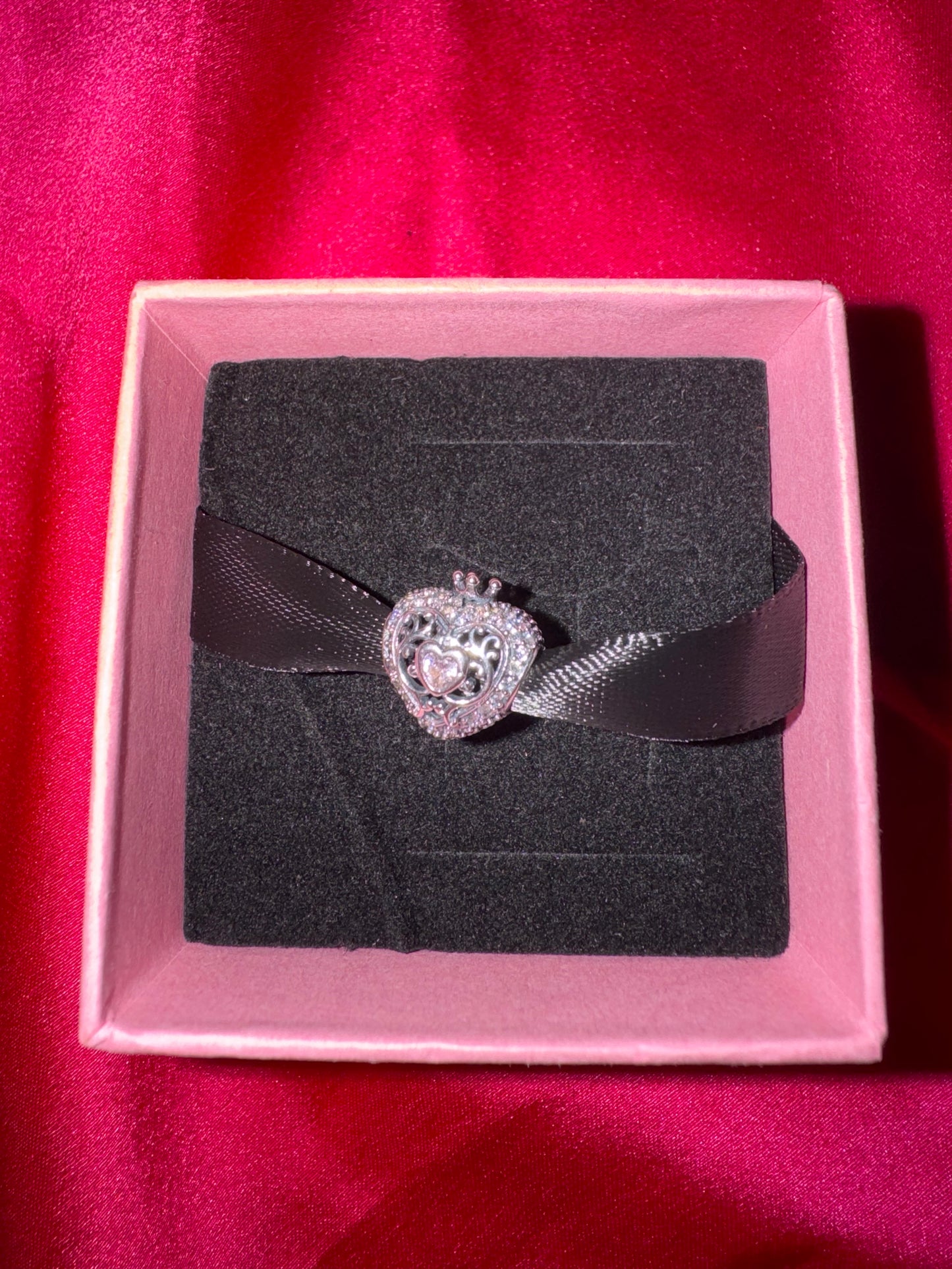 Crowned Heart Charm