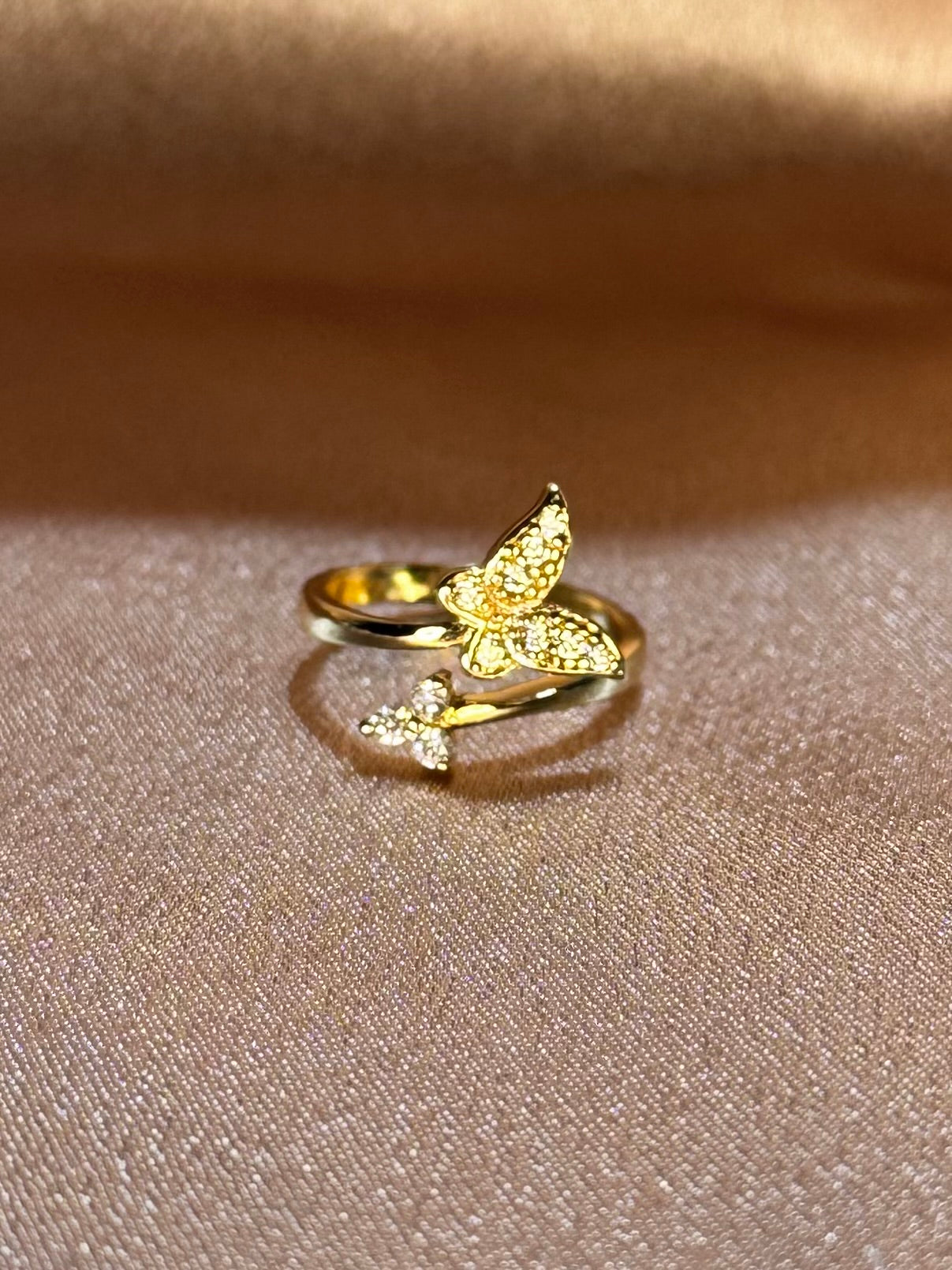 Mariposa Spark Adjustable Ring