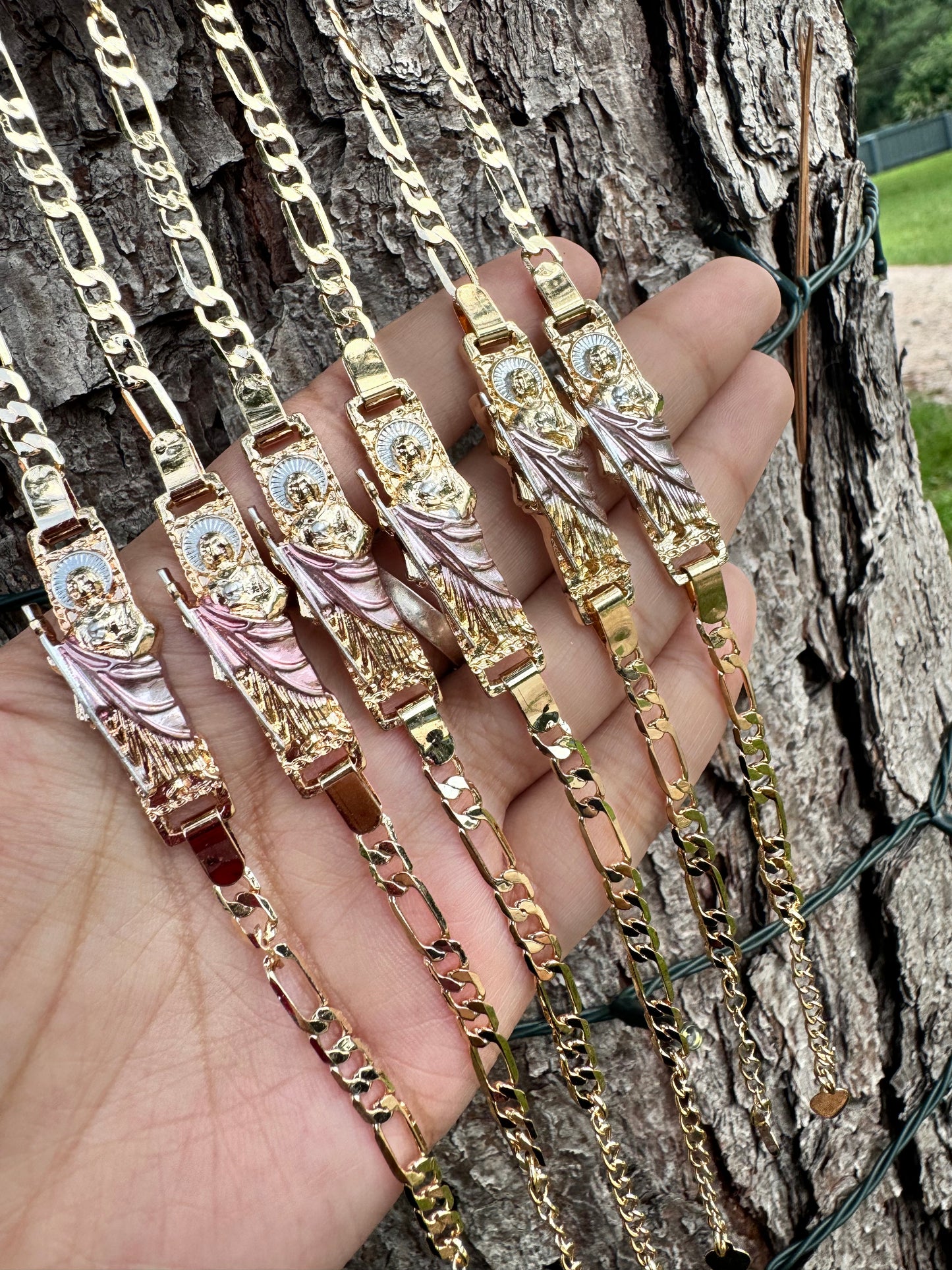 San Judas Fígaro Small Esclava (Rose Gold)