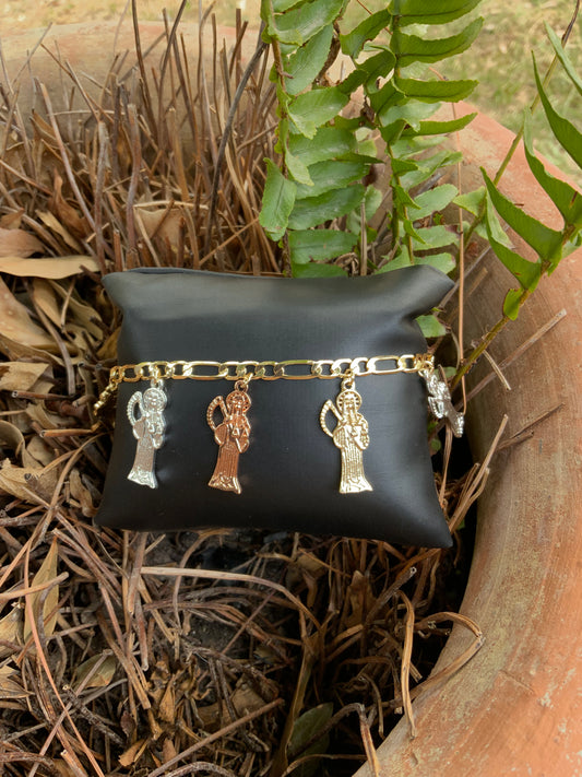 Santa Muerte Charm Bracelet