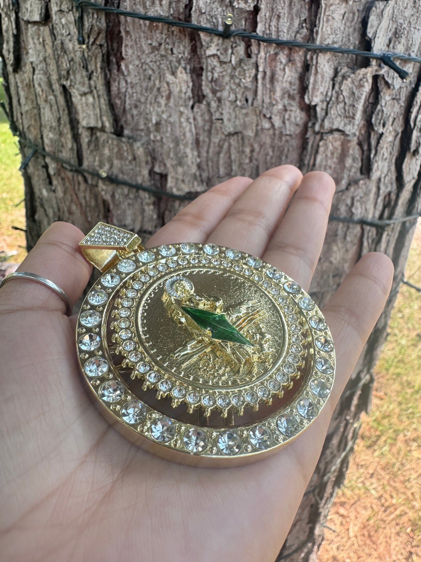 San Judas Roulette Pendant