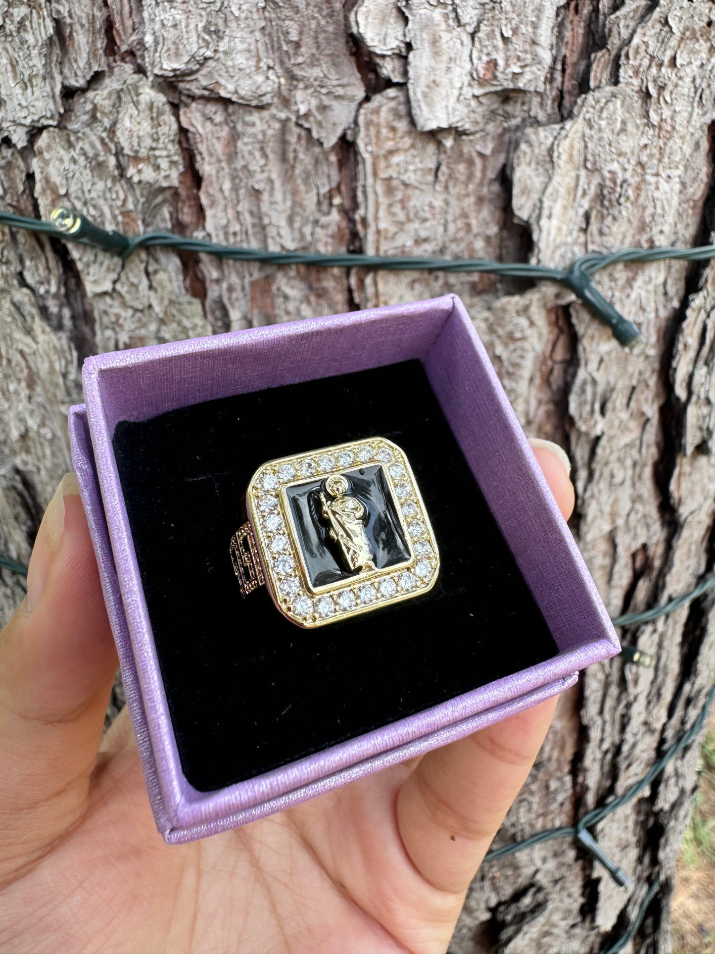 San Judas For Him Ring (Adjustable)