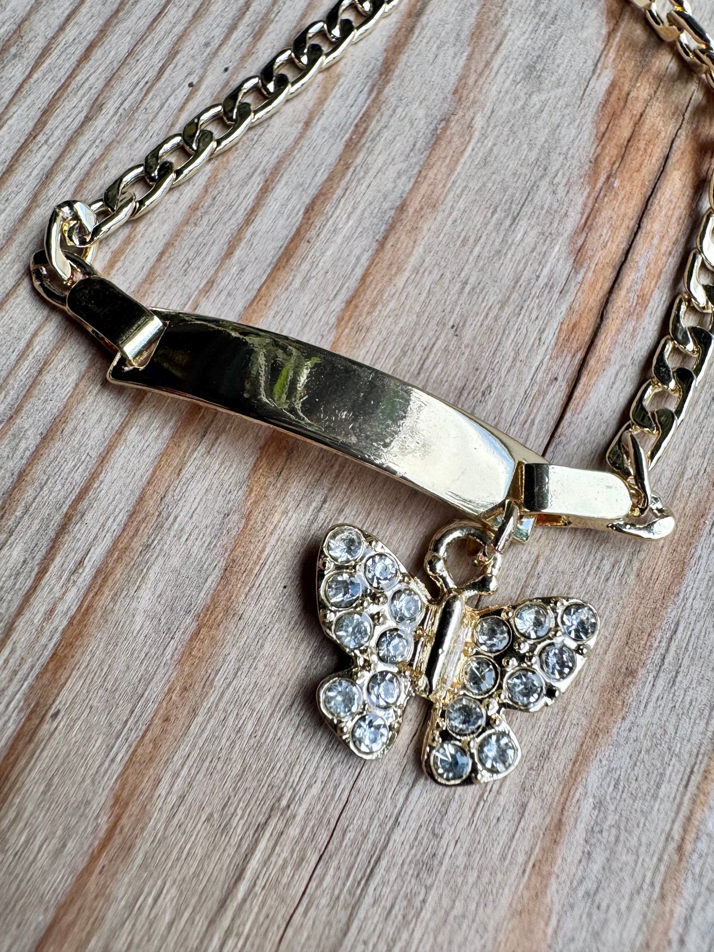 Mariposa Dangling Kids Bracelet Esclava