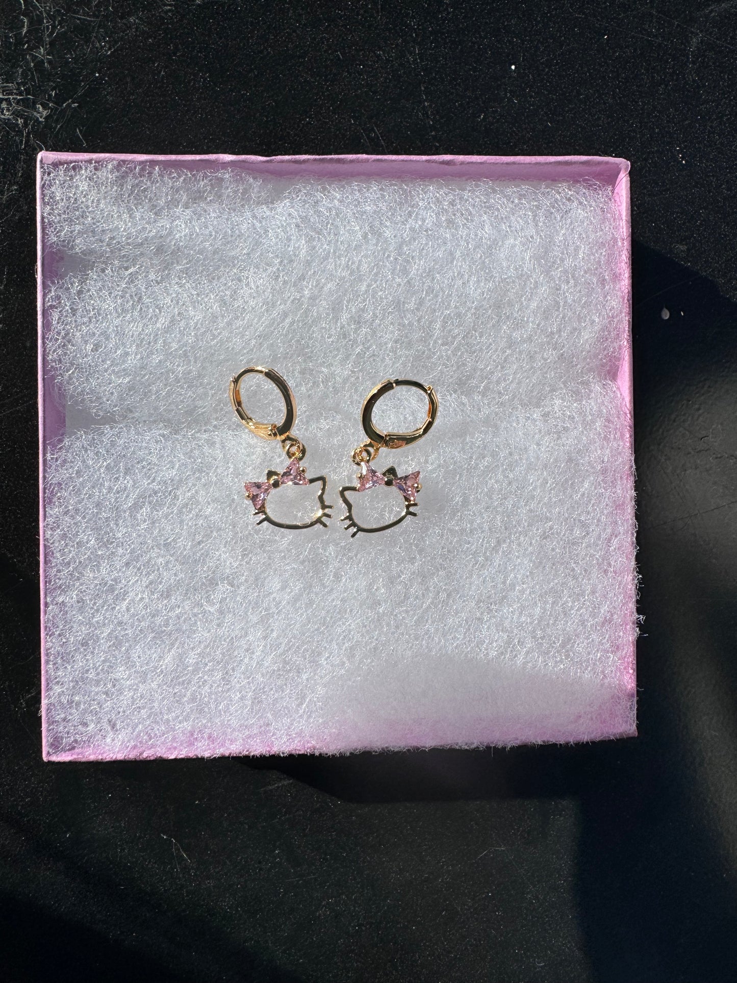 Kitty Pink Earrings