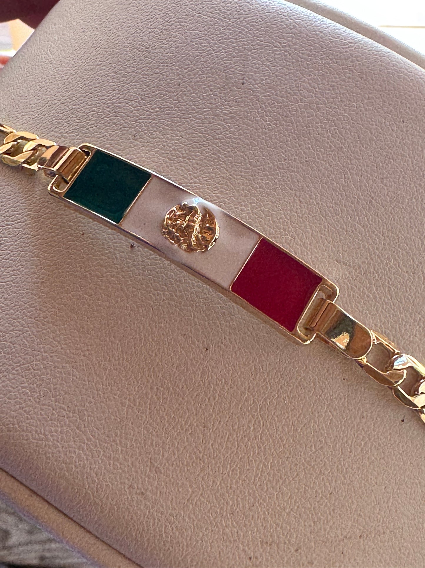 Mexico Flag Bracelet