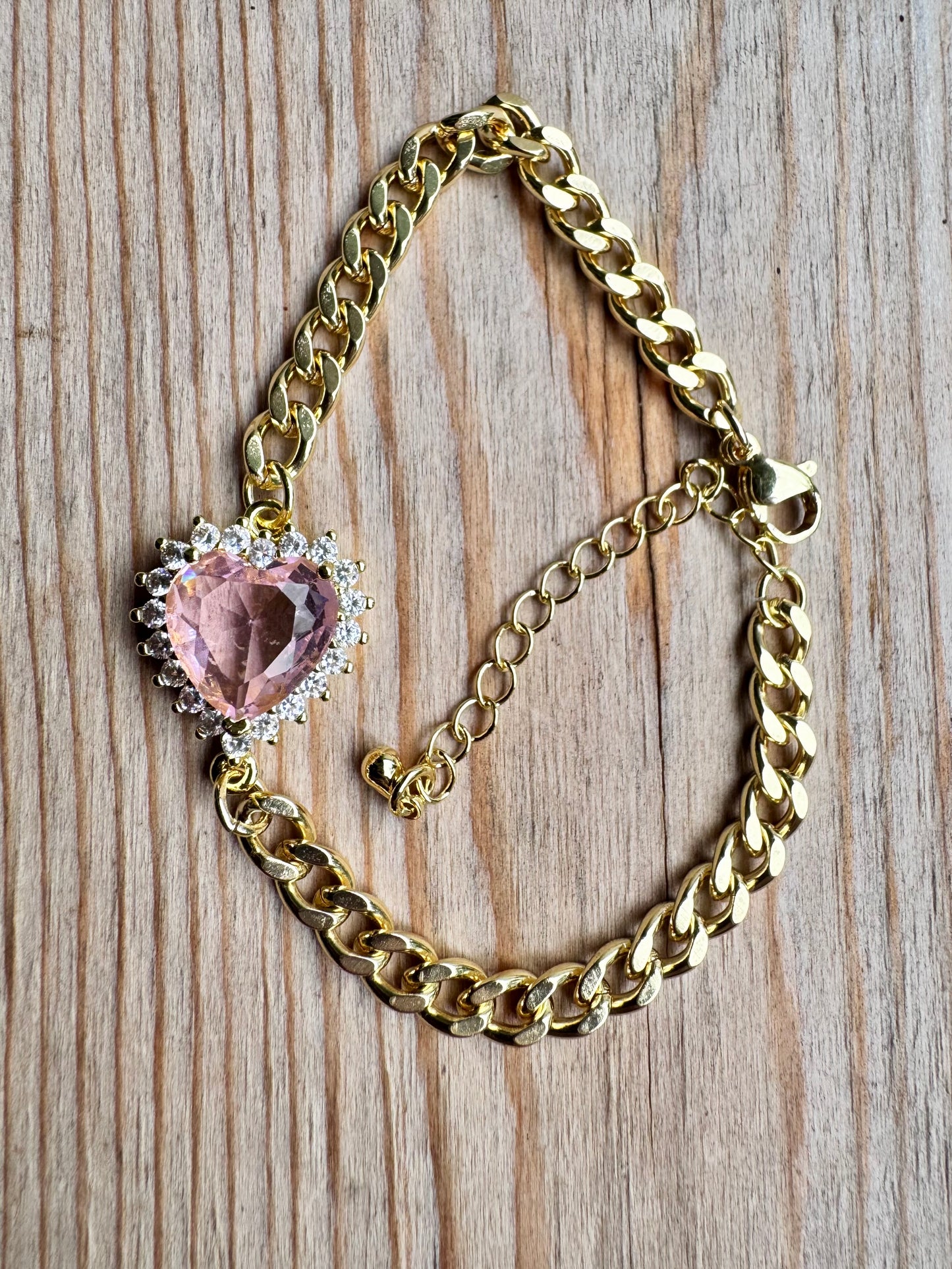 Corazon Rosa Bracelet