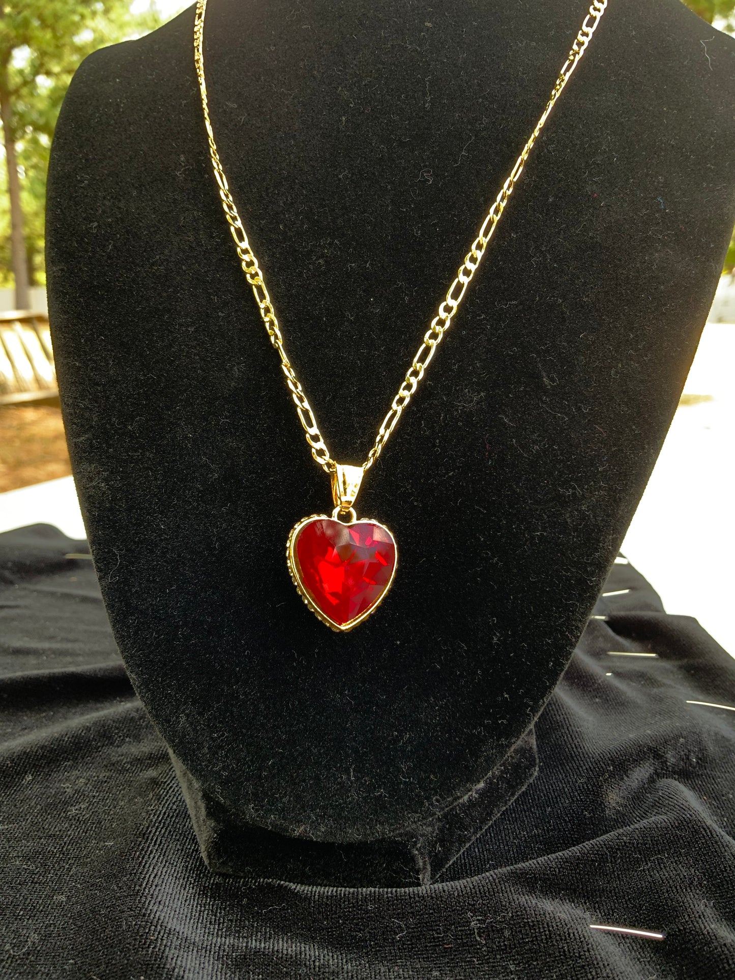 Virgencita Heart Necklace