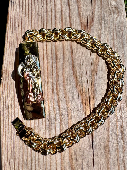 Santa Muerte Rose Gold Chino Link