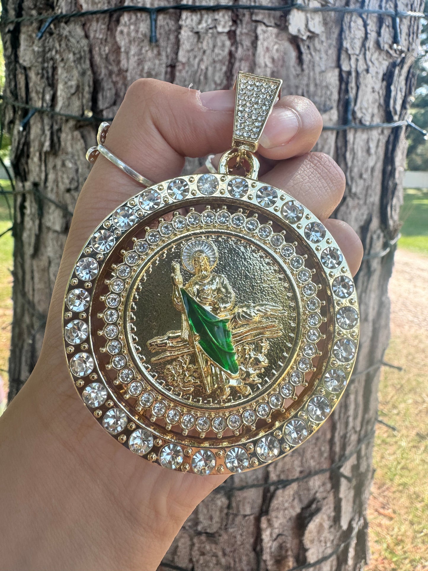 San Judas Roulette Pendant