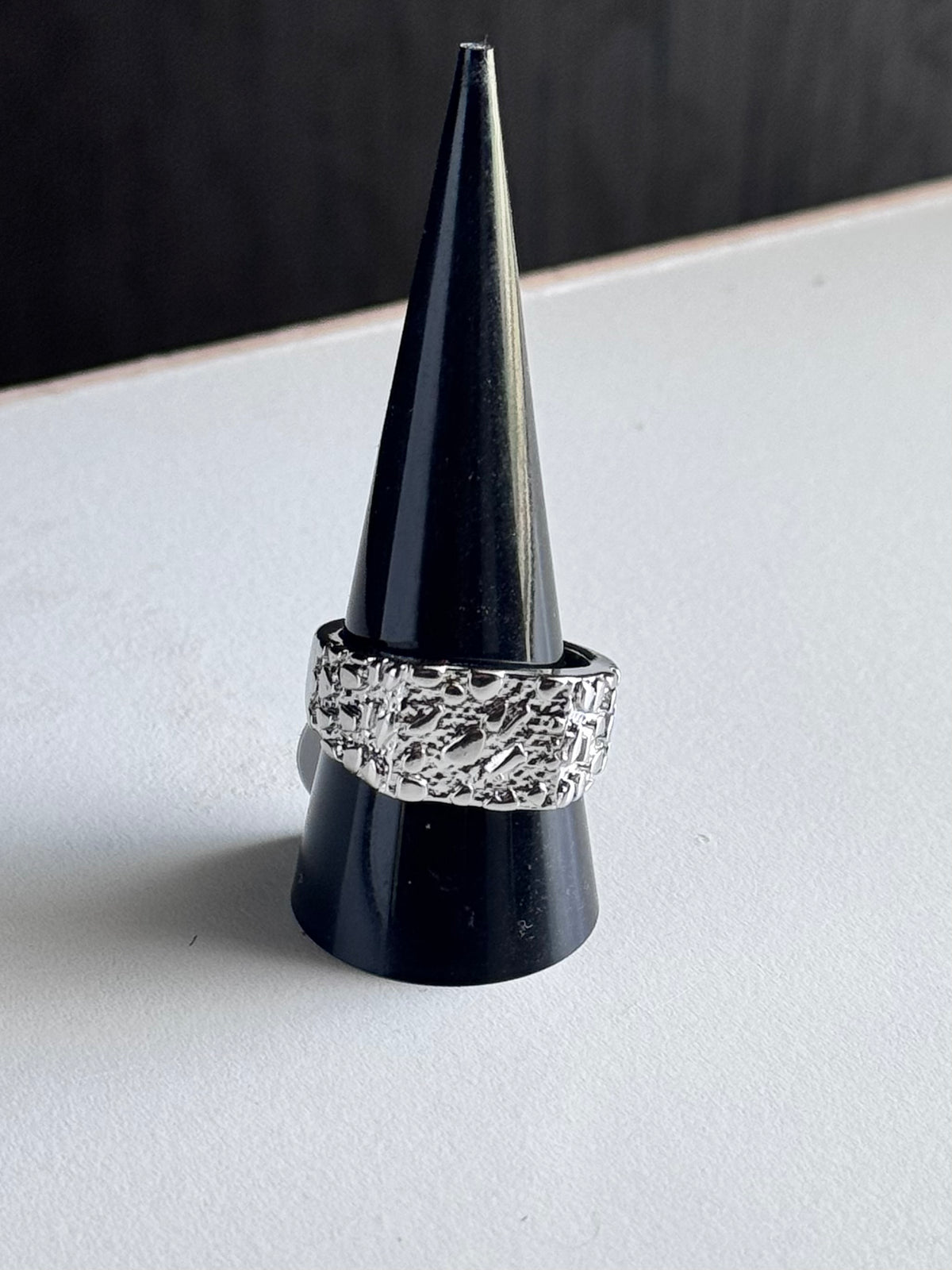 Nugget Silver Ring