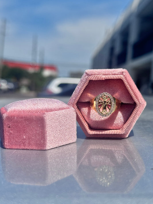 Santa Muerte Open Ring