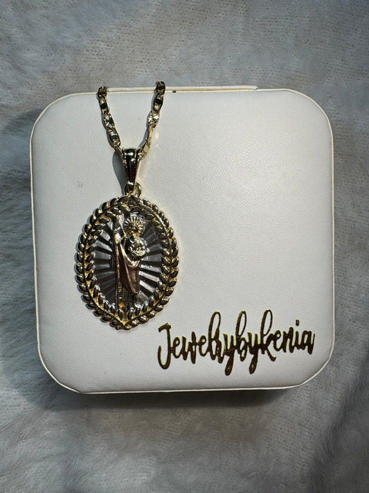 San Judas Medalla Necklace