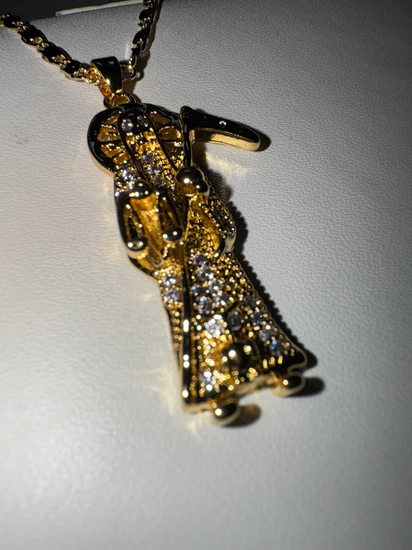 Ojitos Blancos Small Santa Muerte