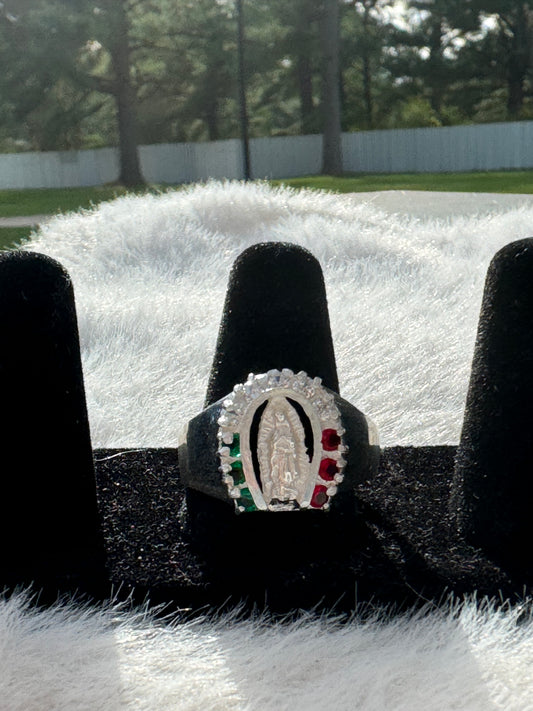 Herradura Tricolor de la virgen ring (size 12.5)