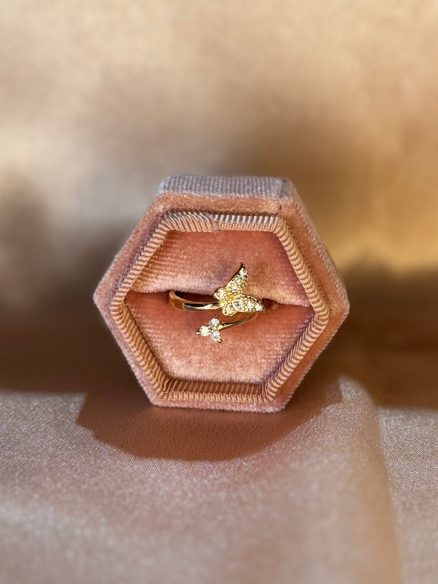Mariposa Spark Adjustable Ring
