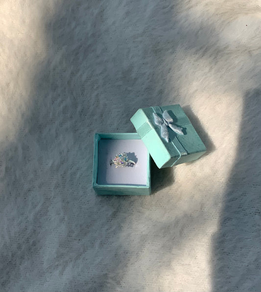 Colorful Flower Ring (Size 5.5)