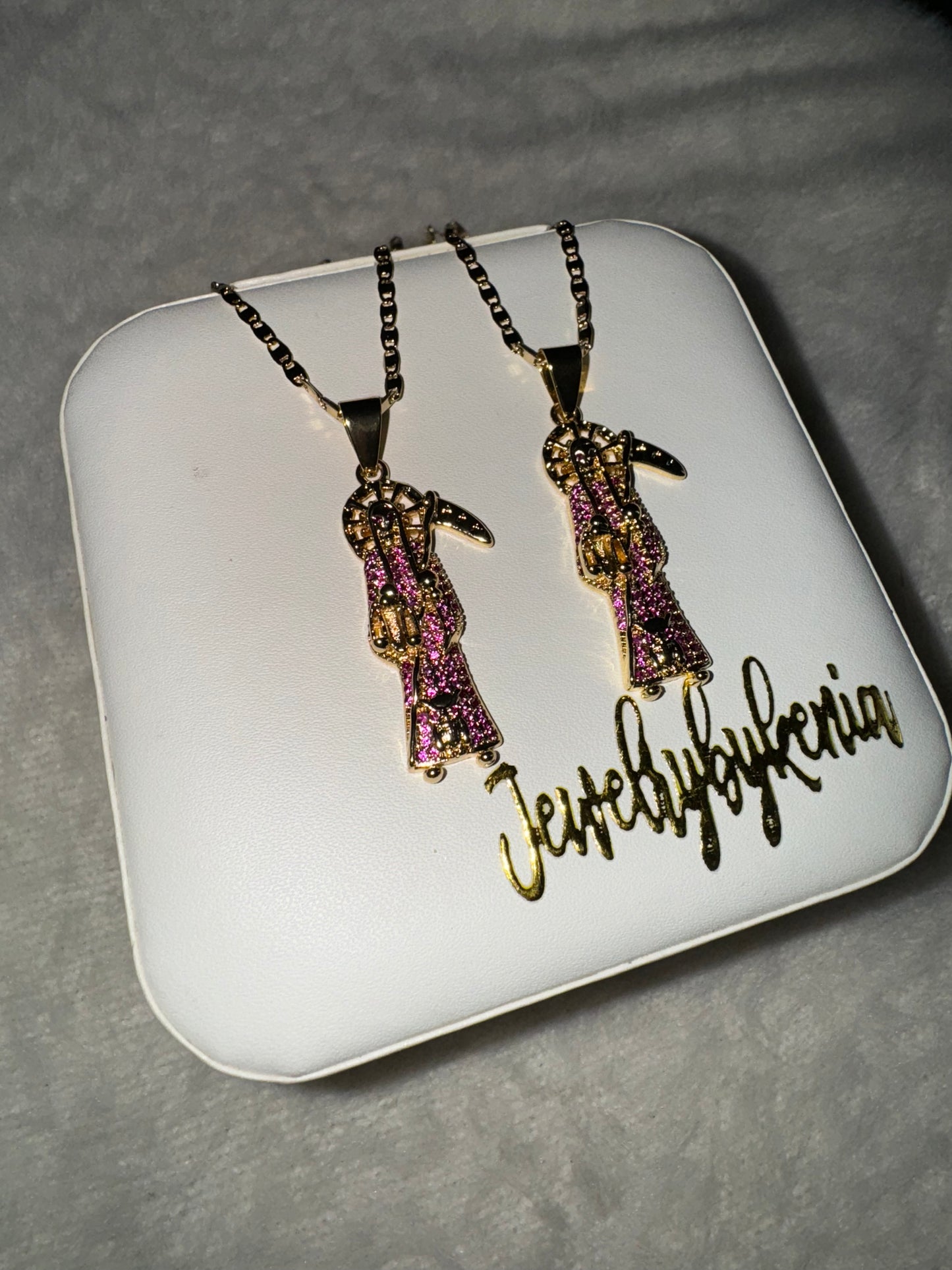 Small Pink Santa Muerte