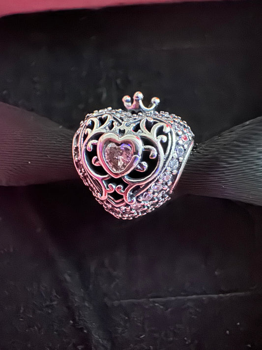 Crowned Heart Charm