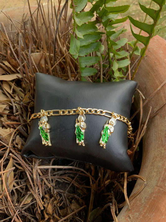San Judas Charm Bracelet