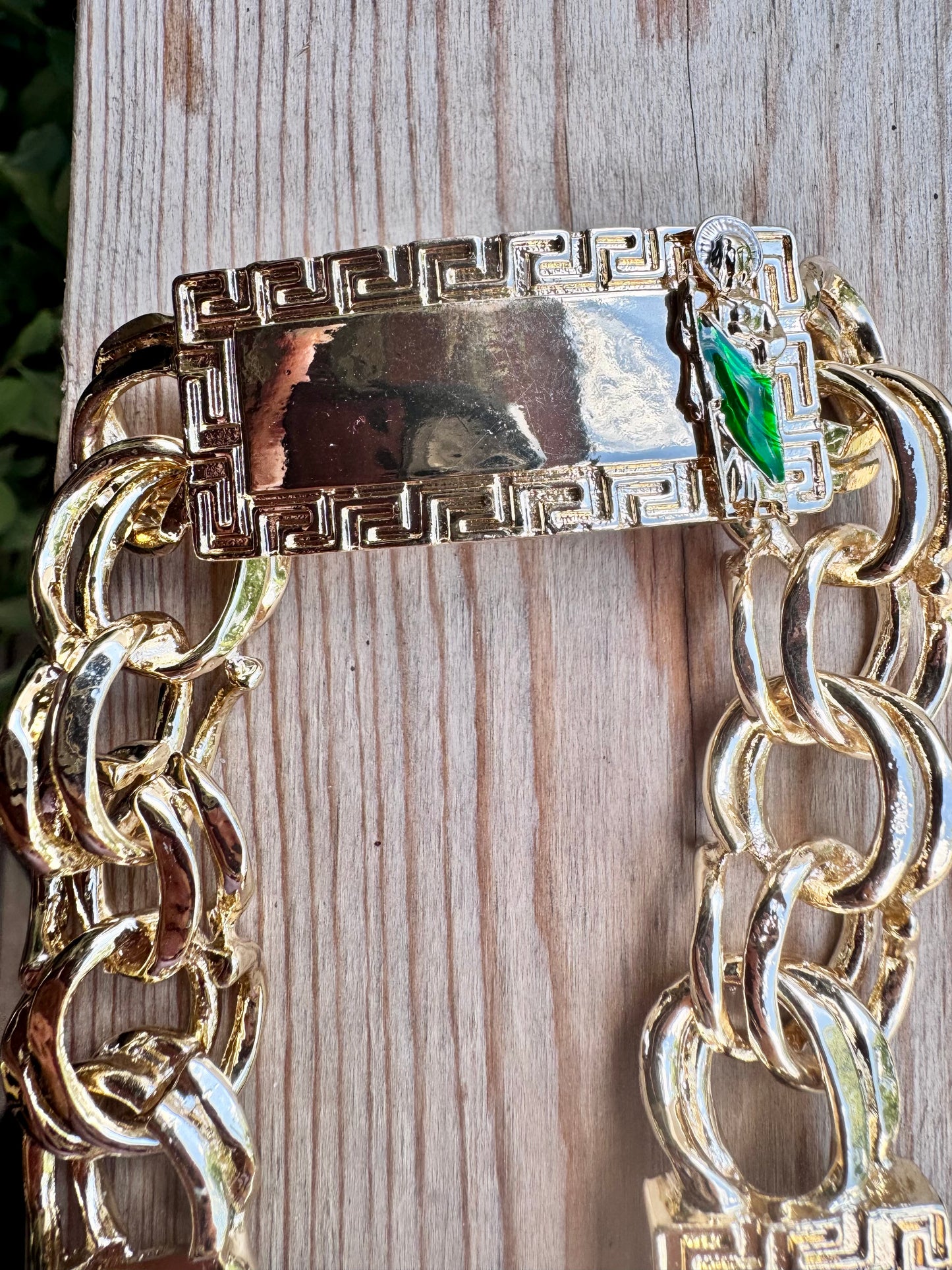 San Judas ID Personalized Chino Link Esclava