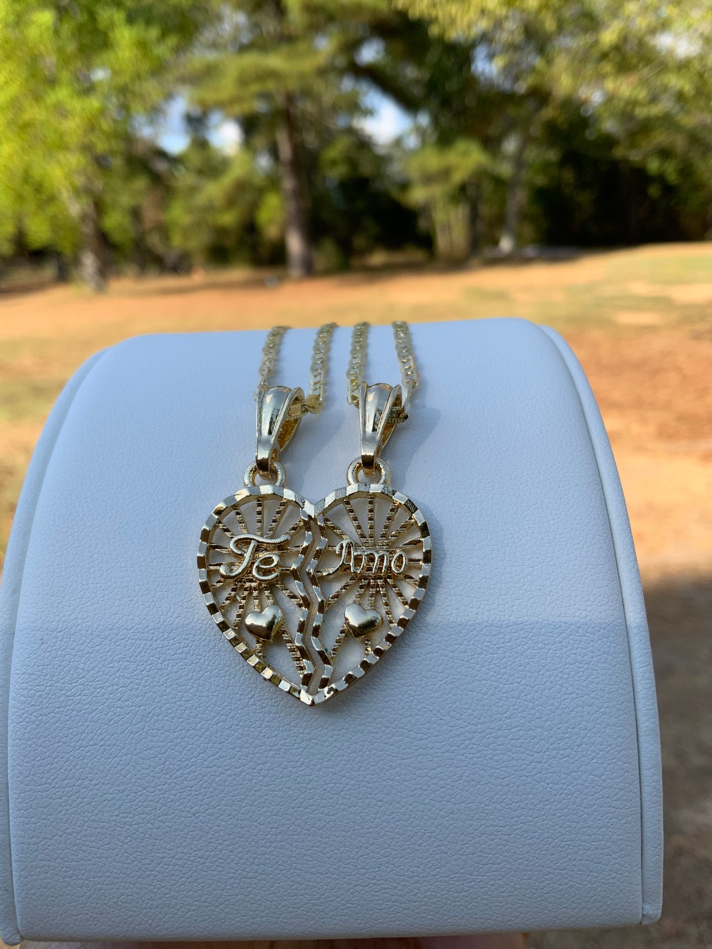 “Te Amo” Breakable Heart Necklace