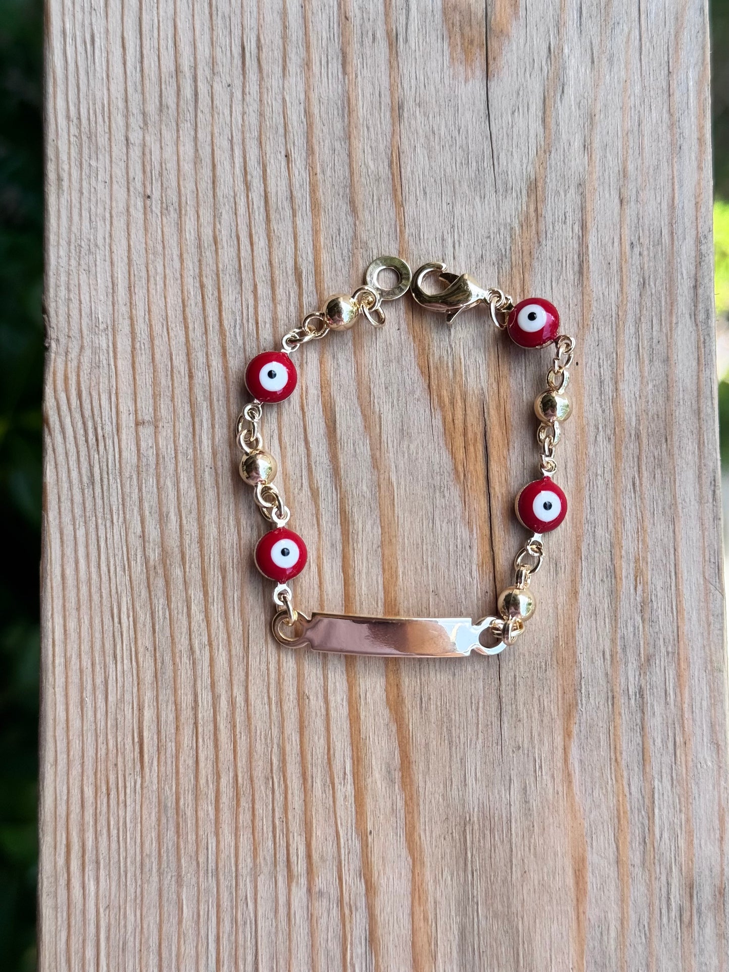 Red Evil Eye Baby Bracelet Esclava