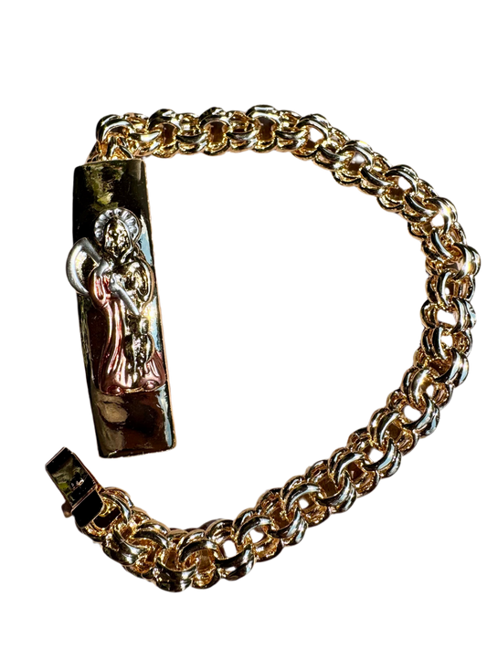 Santa Muerte Rose Gold Chino Link