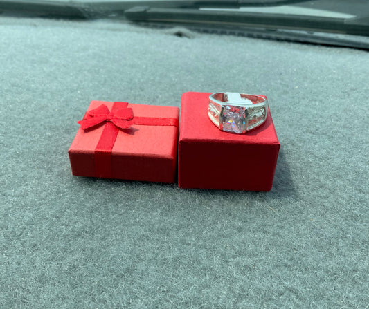 Clear Stone Virgencita Ring (Size 10)