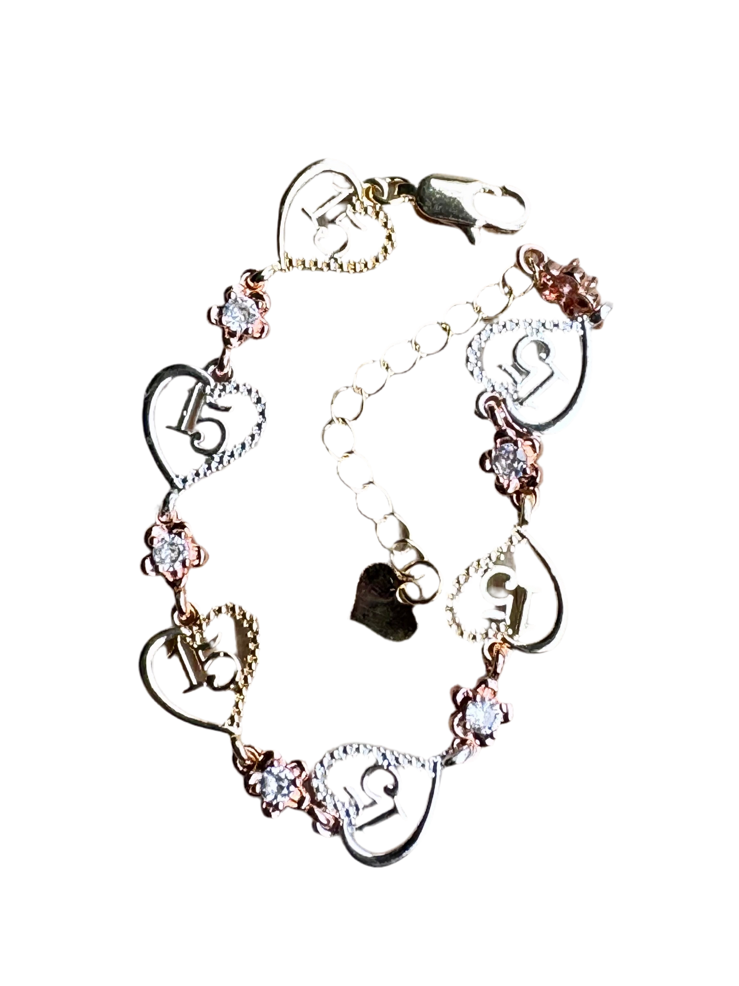 QuinceaƱera Corazones Bracelet